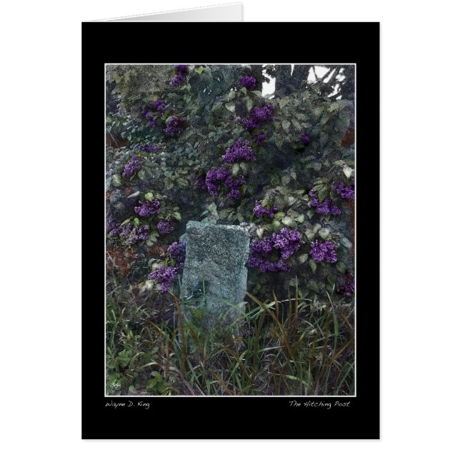 馬をつなぐ杭 (正面)