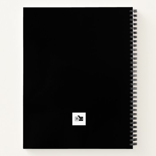 馬をテーマにした名パーソナライズされた前付きノート ノートブック (裏面)