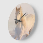 馬をテーマにした時計 ラージ壁時計 (傾斜)
