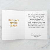 馬をテーマにした誕生日パおもしろいーティ カード (内部)