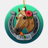 馬をピクシーにする セラミックオーナメント (正面)