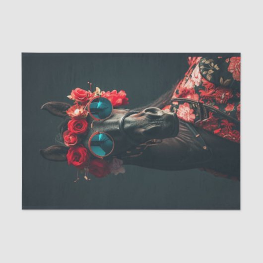 馬をロージー 薄葉紙 (正面)