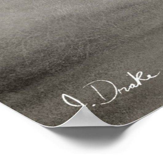 馬を三頭駆け ポスター (角)