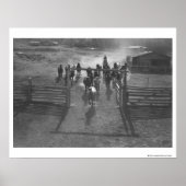 馬を囲む ポスター (正面)