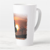 馬を愛しているだけの女の子 カフェラテマグ (右アングル)