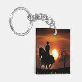 馬を愛しているだけの女の子 キーホルダー (正面左)