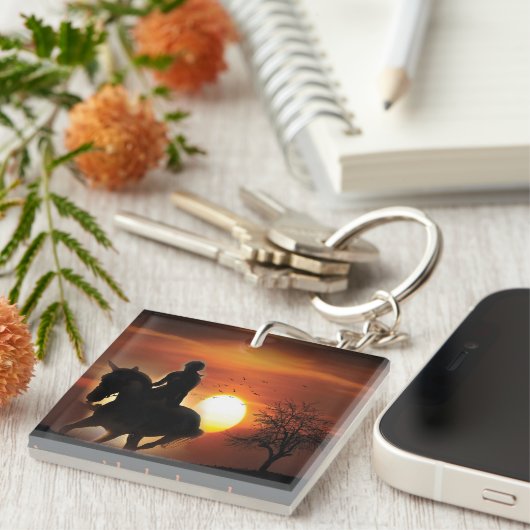 馬を愛しているだけの女の子 キーホルダー (正面右)