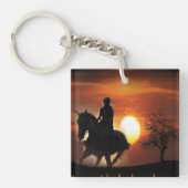 馬を愛しているだけの女の子 キーホルダー (正面)