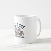 馬を愛しているだけの女の子 コーヒーマグカップ (正面右)