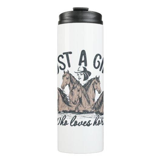 馬を愛しているだけの女の子 タンブラー (正面)