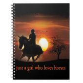 馬を愛しているだけの女の子 ノートブック (正面)