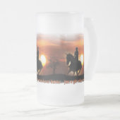 馬を愛しているだけの女の子 フロストグラスビールジョッキ (正面右)