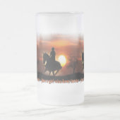 馬を愛しているだけの女の子 フロストグラスビールジョッキ (中央)