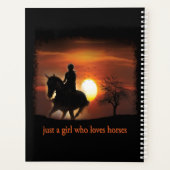 馬を愛しているだけの女の子 プランナー手帳 (裏面)