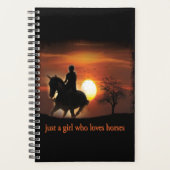 馬を愛しているだけの女の子 プランナー手帳 (正面)