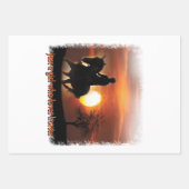 馬を愛しているだけの女の子 ラッピングペーパーシート (正面)