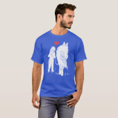 馬を愛するポニーガール Tシャツ (正面フル)