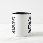 馬を愛する体操選手 マグカップ (中央)