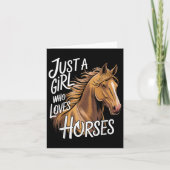 馬を愛する女の子だけの馬 カード (正面)