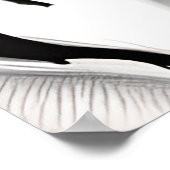 馬を愛する女の子抽象芸術馬 ポスター (角)