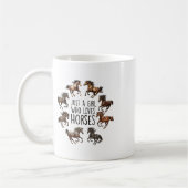 馬を愛する女の子4 コーヒーマグカップ (左)