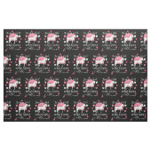 馬を愛する女の子 ファブリック (ファットクウォーター)