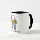 馬を愛する女の子 マグカップ (正面右)