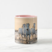 馬を愛する女の子 マグカップ (中央)