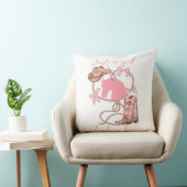 馬を愛する女の子,西部,ロデオ,ピンク クッション (椅子)