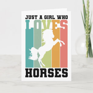 馬を愛する女の子 馬の女の子 Horse Girl カード