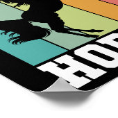 馬を愛する女の子 馬の女の子| Horse Girl ポスター (角)