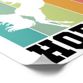 馬を愛する女の子 馬の女の子| Horse Girl ポスター (角)