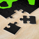 馬を愛する女パーソナライズされたの子 ジグソーパズル (側面)