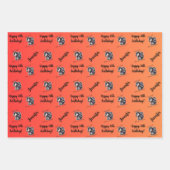 馬を愛する少女だけの年齢を命名 ラッピングペーパーシート (正面3)