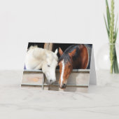 馬を愛する カード (正面)