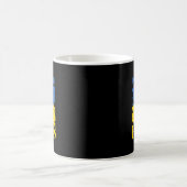 馬を押さないで - サーカス向けおもしろミーム引用 コーヒーマグカップ (中央)