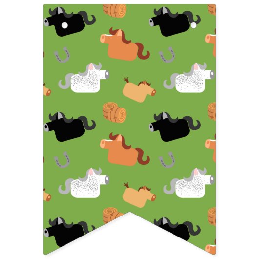 馬を持って バンティングフラッグ (第2の旗)