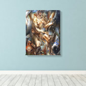 馬を持つ人 キャンバスプリント (インサイチュ (ウッドフロア))