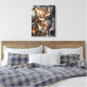 馬を持つ人 キャンバスプリント (インサイチュ (寝室))