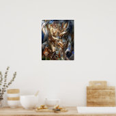 馬を持つ人 ポスター (キッチン)