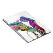 馬を持つ女カラフルの子 ノートブック (右側)