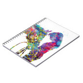 馬を持つ女カラフルの子 ノートブック (左側)