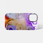馬を持つ女性 iPhoneケース (裏面横)