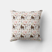 馬を持つ家畜の装飾用クッション クッション (裏面)