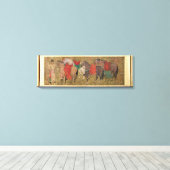 馬を持つ馬丁 キャンバスプリント (インサイチュ (ウッドフロア))