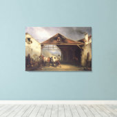 馬を振る舞う男 キャンバスプリント (インサイチュ (ウッドフロア))