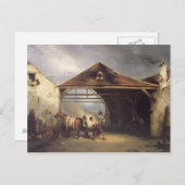 馬を振る舞う男 ポストカード (正面/裏面)