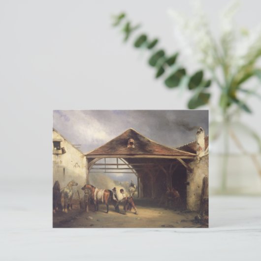 馬を振る舞う男 ポストカード (スタンド正面)