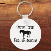 馬を救い生化学者に乗る キーホルダー (正面)