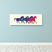 馬を枯らす キャンバスプリント (インサイチュ (ウッドフロア))